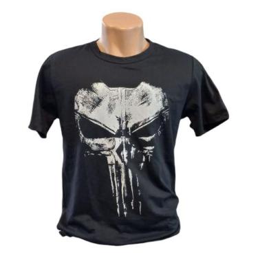 Imagem de Camiseta Fantasia Justiceiro Unisx - Genérico, M