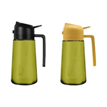Imagem de Garrafa Dispensadora De Azeite Com Função Spray E Dosador Para Cozinha