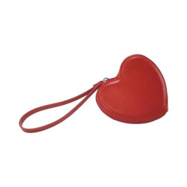 Imagem de Carteira Kawaii De Couro PU Em Formato De Coração Para Mulheres E Meni
