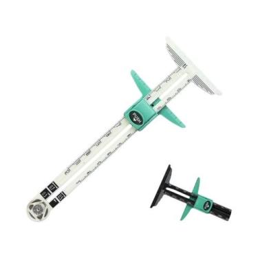 Imagem de Régua Deslizante Plástica 5 Em 1 Com Escala Em Centímetros Para Costur