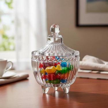 Imagem de Bomboniere de Vidro Camila 10cm Ptch098 Hauskraft