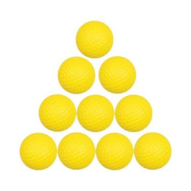 Imagem de Bolas De Golfe De Espuma PU Macia, 10 Peças, Esponja Elástica, Treinam