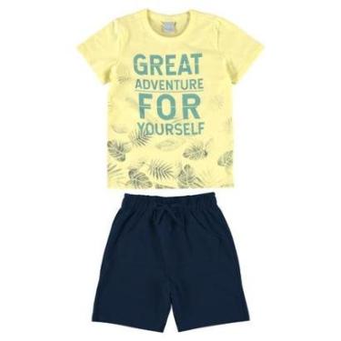 Imagem de Conjunto Manga Curta Menino 4 ao 8 Malwee Ref. 97412-Masculino
