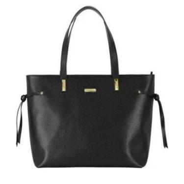 Imagem de Bolsa Beira Rio Napa Preta com Design Casual e Sofisticado-Feminino