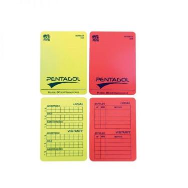 Imagem de Cartão de Arbitro Futebol Campo Society Pentagol Oficial-Unissex