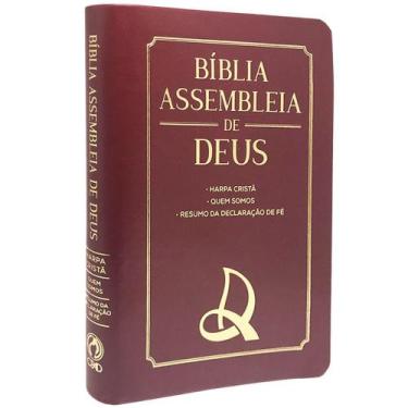 Imagem de Bíblia Assembleia de Deus Capa Logo Vinho - CPAD