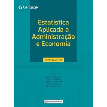 Imagem de Livro - Estatística Aplicada a Administração e Economia 4ed.