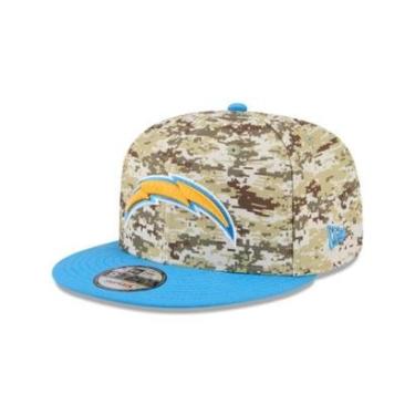 Imagem de BONE NEW ERA 9FIFTY LOS ANGELES CHARGERS NFL SALUTE SERVICE 2025 MILITAR-Masculino