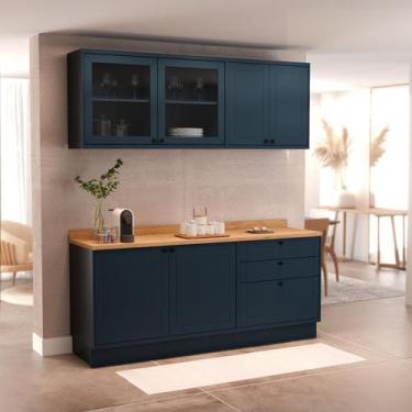 Imagem de Cozinha Compacta 4 Peças 6 Portas 3 Gavetas com Tampo Sevilha - Herval