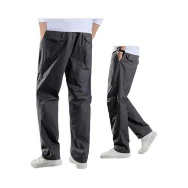 Imagem de Calças Cargo Masculinas 6XL De Algodão Para Verão E Primavera, Roupa D