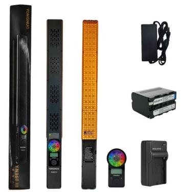 Imagem de Bastão de LED Yongnuo YN360 III RGB+Fonte+F970+Carregador