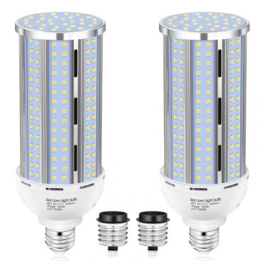 Imagem de Kit com 2 Lâmpadas de Milho LED 100W, Luz do Dia 5000K, Equivalente a 1000W, Base E26/E39, Design sem Ventoinha, 15.800LM,XYCN