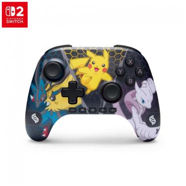 Imagem de Controlador sem fio PowerA Advantage para Nintendo Switch 2 Pokémon Mega Evolutions com botões programáveis e sensores Hall Effect
