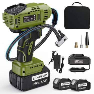 Imagem de Compressor de ar portátil TREE.NB sem fio inflador de pneus 150PSI