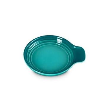 Imagem de DESCANSO REDONDO PARA COLHER LE CREUSET SIGNATURE 16CM EM CERÂMICA BLEU RIVIERA 7151200...