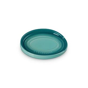 Imagem de DESCANSO OVAL PARA COLHER LE CREUSET 16CM EM CERÂMICA BLEU RIVIERA 71507150990099
