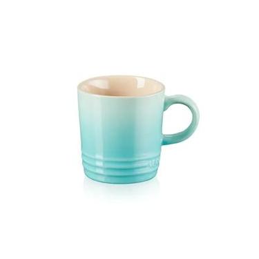 Imagem de CANECA ESPRESSO LE CREUSET 100ML ESMALTADA EM CERÂMICA AZUL COOL MINT