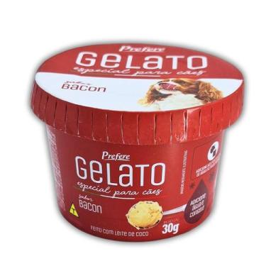 Imagem de Sorvete Gelato Para Cães Sabor Carne (Bacon) (30g) PREFERE