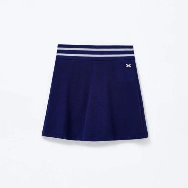 Imagem de Saia Shorts Infantil em Malha Azul Marinho - Hering