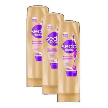 Imagem de 3 Condicionador Seda Boom Hidratação Ultradesembaraço 300mL