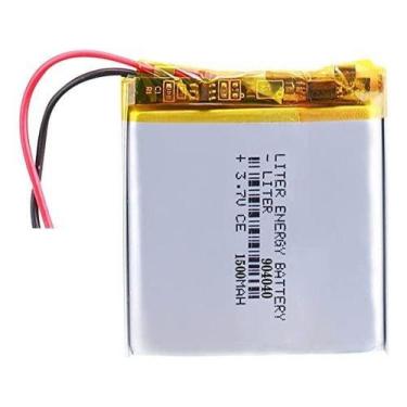 Imagem de Bateria 904040 3,7v 1500mah 9mm X 40mm X 40mm Com 2 Fios - bgb