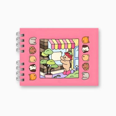 Imagem de Livro De Colorir Capa Dura - ROSA