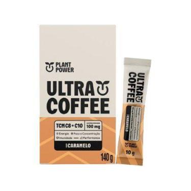 Imagem de Ultra Coffee Stick Plant Power Caramelo 14 Unidades 10g, 140g, Caramel