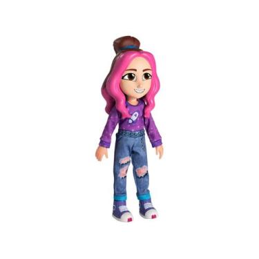 Imagem de Boneca Katlen Dos Rosa Youtuber Vinil 25cm - Baby Brink, Katlen