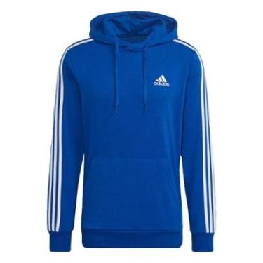 Imagem de Moletom Capuz Essentials 3-Stripes Adidas-Masculino