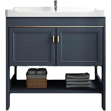 Imagem de Conjunto De Armário De Cozinha Com Topo De Pia E Conjunto Combo, Pia Única, Estação De Lavagem De Banheira De Lavanderia Com Prateleiras De Armazenamento, P, Cabinet, 71 * 48cm/28 * 18.8in