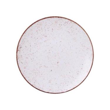 Imagem de Prato Raso Rústico 25 Cm Porcelana Decorada Tramontina