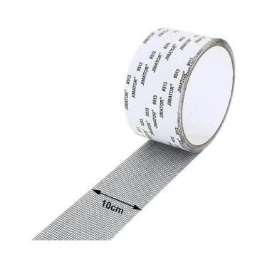 Imagem de Fita Adesiva De Reparo Para Tela Mosquiteira De Janela 5/10cm - Remend
