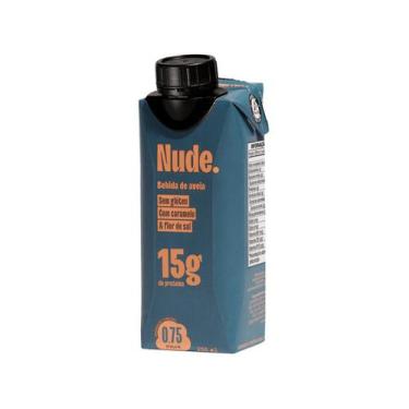 Imagem de Shake Proteico de Aveia Caramelo Flor de Sal Nude  250ml - Nude.