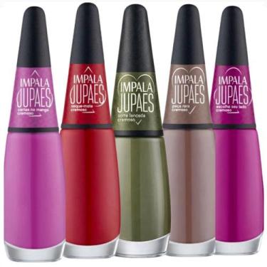 Imagem de Kit Impala Ju Paes Com 5 Esmaltes Virando o Jogo: Escolha Seu Lado, Pe