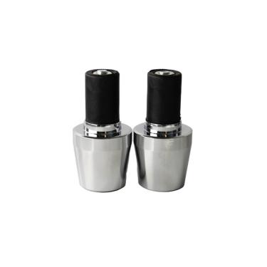 Imagem de Peso de Guidão para Motocicleta Pcx Cromado Prata Compatível com Pcx 150 Titan Cg 160 Cargo Falcon Cbx 250 Cb 300