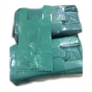 Imagem de Sacola Plástica Reciclada 40x50 5KG Resistente Reforçada Transparente para Compras e Embalagens Higipack