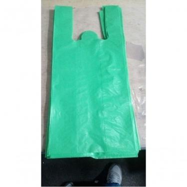 Imagem de Sacola Plástica Reciclada Pacotes com 2,5KG para Produtos Pesados com Boa Resistência Preto Higipack
