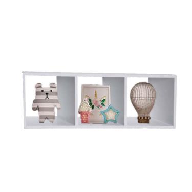 Imagem de Nicho Triplo F031 90x30x20CM em MDF 100% Reflorestamento com Acabamento Manual para Org...