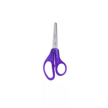 Imagem de Tesoura Escolar 13cm Ponta Redonda Zoom Brw Roxo