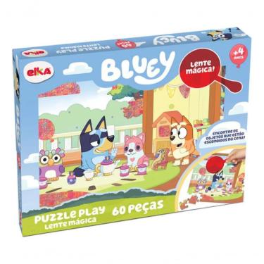 Imagem de Quebra-cabeça Puzzle Play 60 Peças Lente Mágica - Bluey - El