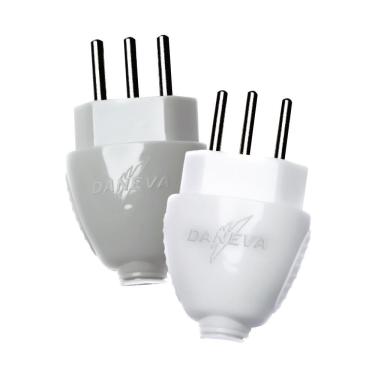 Imagem de Plugue Desmontável 2P+T 1591 com Pinos Macho Ø4MM 10A 250V Sortida Daneva
