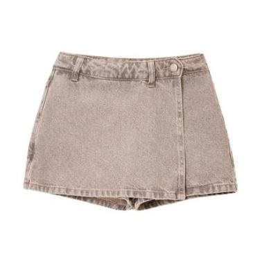 Imagem de Shorts Saia Hering Infantil Em Sarja Estonada-Feminino