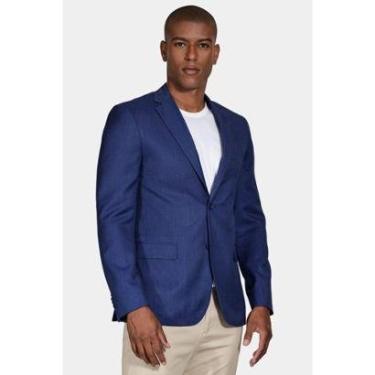 Imagem de Paleto Texturizado Super Slim Azul-Masculino