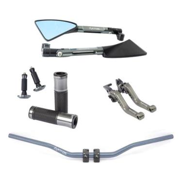 Imagem de Manete Manopla Peso Retrovisor Guidão Xt 660r Xt 225 Dt 200 - Stark Ra