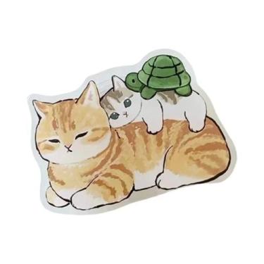 Imagem de Suporte De Telefone Acrílico Y2K Griptok Com Design De Gato E Panda Fo