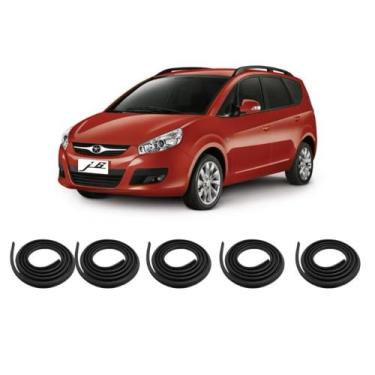 Imagem de Kit Borracha Vedação Das 4 Portas + Borracha Do Porta Malas J6 2010 à 