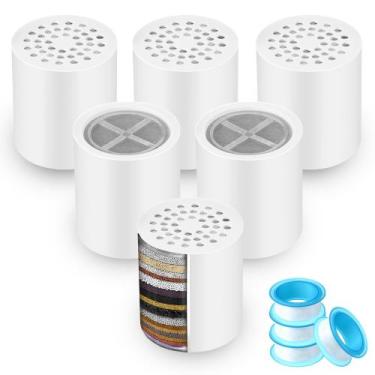 Imagem de Cartucho de substituição de filtro de chuveiro Enhon 20 Stage x6 Pack