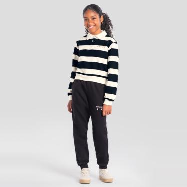 Imagem de Blusão polo teen menina listrado Brandili Young-Feminino