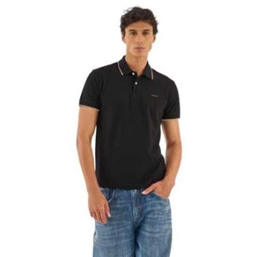 Imagem de Camiseta Polo Colcci Comfort com Logo Minimalista Bordada-Masculino