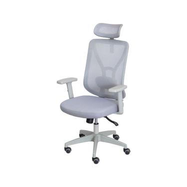 Imagem de Cadeira de Escritório NR-17 Diretor Giratória Monterrey Tela Soft Touch Preta Base Rodízio